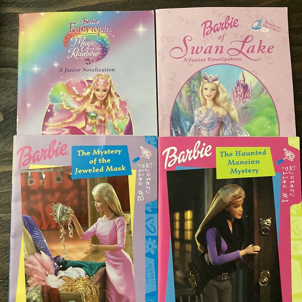 Barbie Books Lot of 4